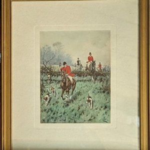 10% OFF   Vintage George Wright Hand Pulled Print– c Early 1900s